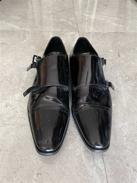 versace monk strap sh|Versace Collection Monk Straps .